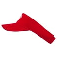 thumbnail image 5 of Diamond Outline Embroidered Visor - Red OSFM, 5 of 5