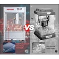 thumbnail image 4 of 12 OZ Large Popcorn Machine for Movie Night, Commercial Popcorn Popper Machine with 10 PACK Popcorn Buckets, Temperature Control with Digital Display,Old Fashion Popcorn Machine Movie Theater Style, 4 of 7