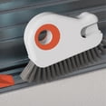 thumbnail image 3 of Oleegame 1PC Cleaning Brush 2 In 1 Window Cleaning Brush For Cleaning Scrubbing Brushes Window Joint Cleaner Household Tool 2pc Gray, 3 of 8