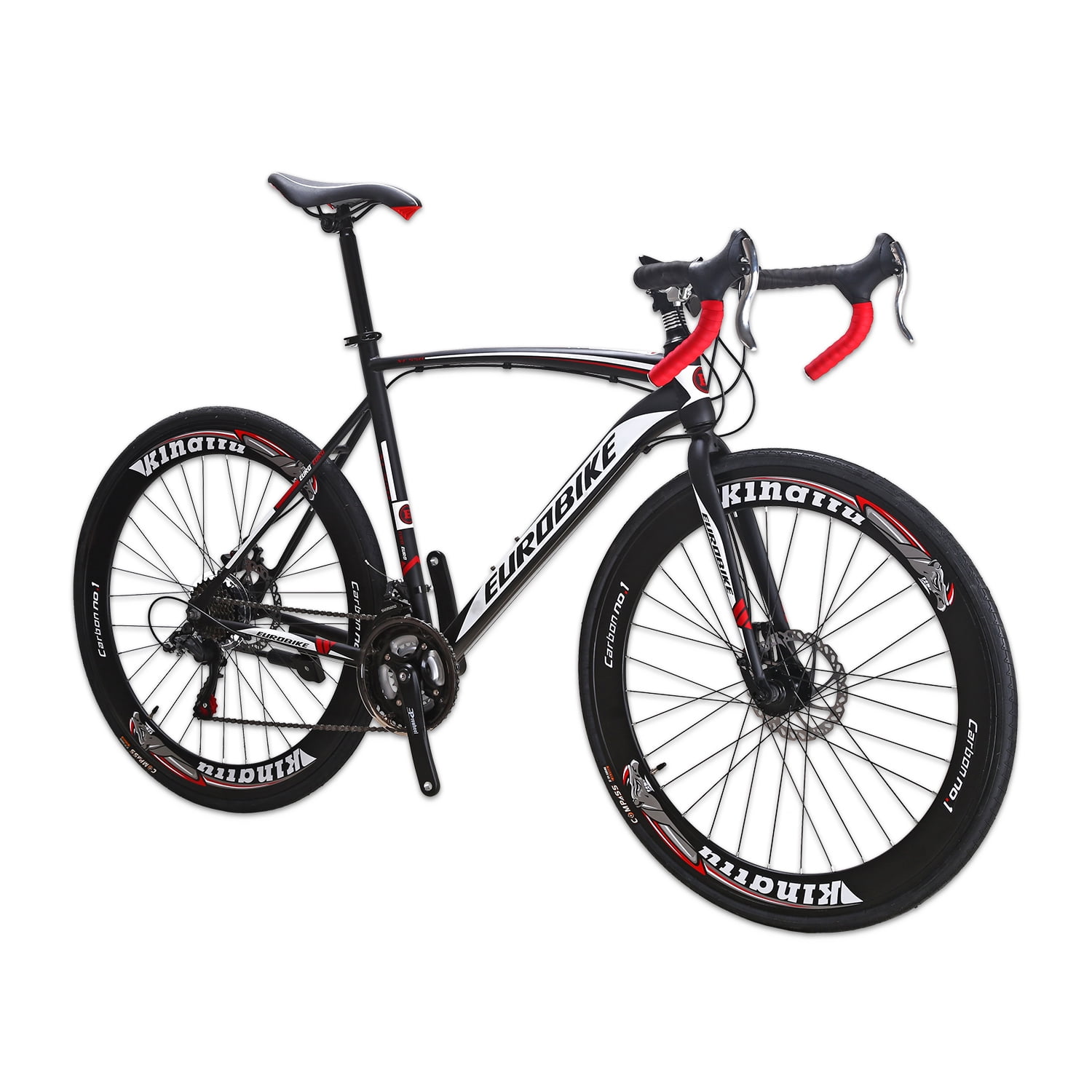 700C Road bike Eurobike XC550 for Mens,54cm Frame Bicycle,700C Wheels,21  Speed Dual Disc Brake Commuter Bicycles Adult