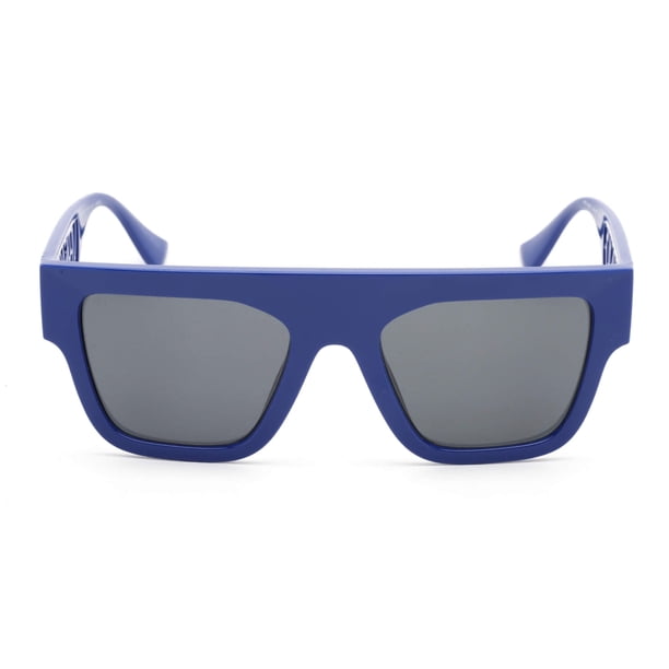 Versace VE 4430U Plastic Unisex Rectangle Sunglasses Bluette 