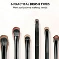 thumbnail image 3 of ACDANC 2026 New 6Pc High Quality Soft Bristle Eyeshadow Blending, Smudging, Eyeliner Brush Set for Home,Salon,Travel,Professional Use Eyeshadow Brush Set, 3 of 7