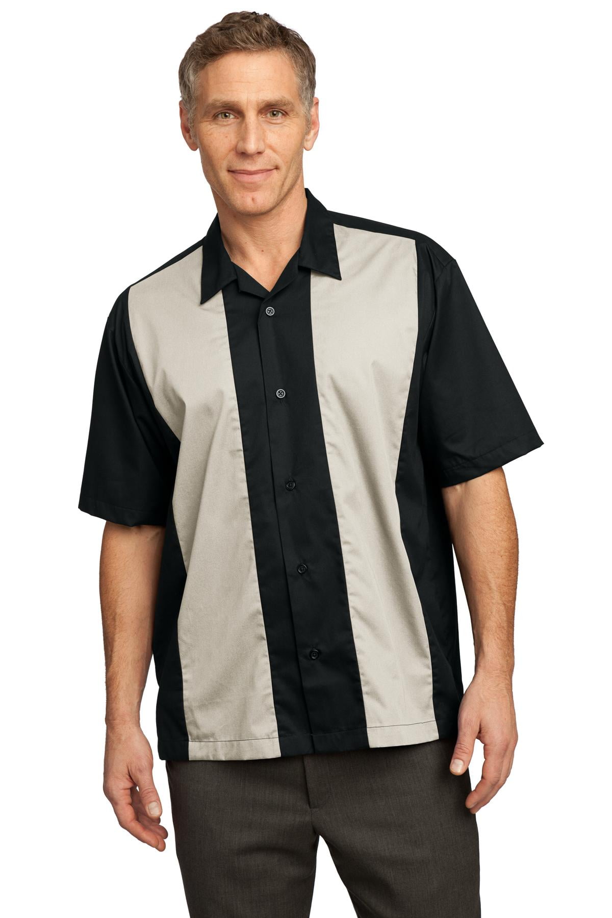 Port Authority - Port Authority Men's Short Sleeve Retro Camp Shirt ...