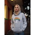 thumbnail image 2 of Live With Pride Polar Bear. Hoodie Women -Smartprints Designs, Female 5X-Large, 2 of 4