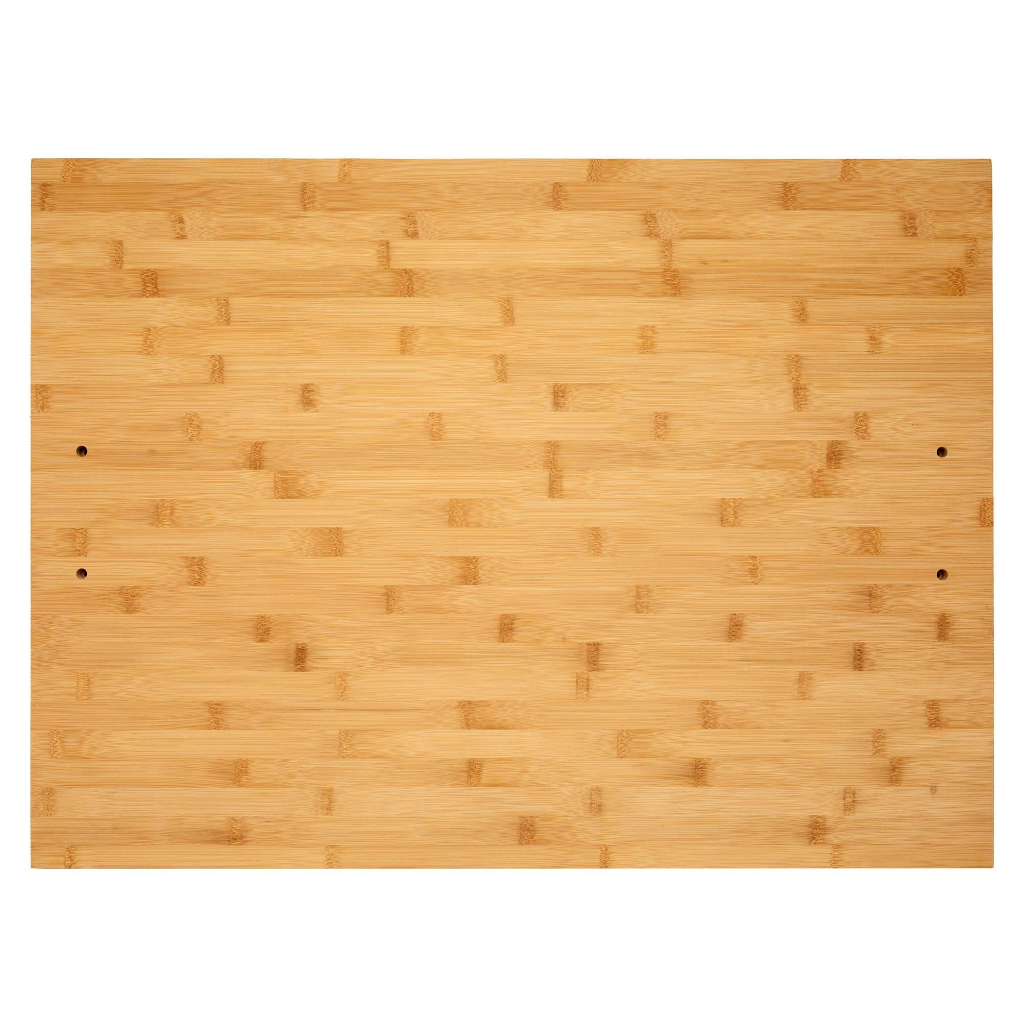 Umiboo Solid Bamboo Stove Top Cover with Handles for Gas or Electric Stove Tops (Bamboo)