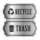 thumbnail image 3 of Toystoory Calcomanía laminada para paredes de 3 piezas con logotipos de basura Logotipos de reciclaje y basura de amplia aplicación Decoración del hogar, 3 of 6
