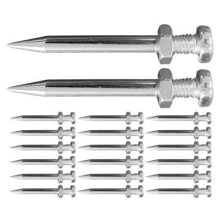 20 Pcs Lawn Spikes Nail Aerator Shoes Pegs Sandals for Snow Stakes Replacement Man