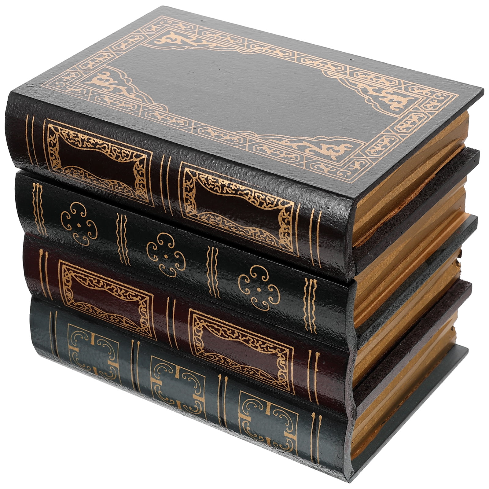 Hemoton Book Box Decorative Decor Storage Fake Books Boxessimulation