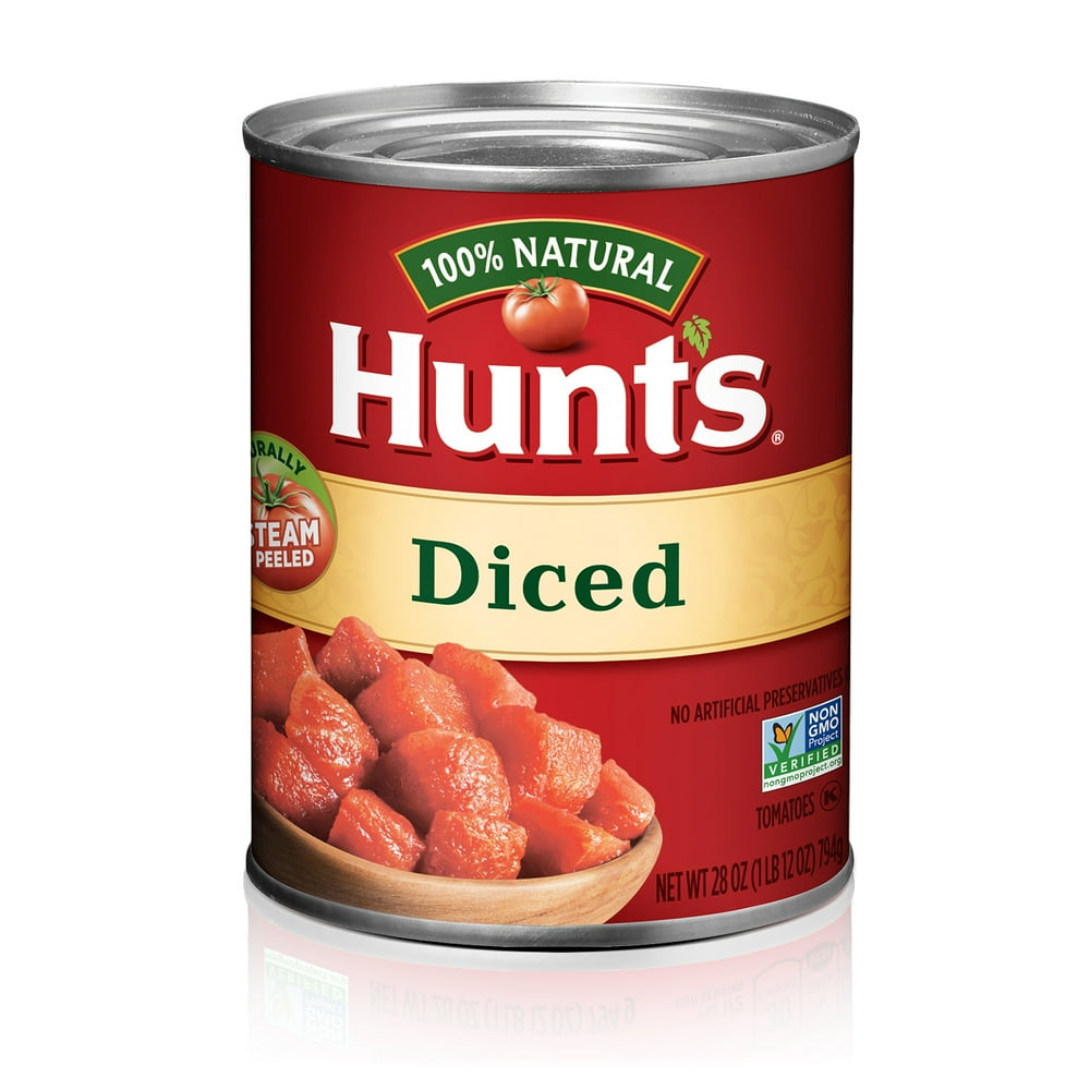 Hunt's Diced Tomatoes, 100 Natural Tomatoes, 28 Oz
