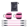 thumbnail image 2 of Bandas de resistencia al tobillo, correas de tobillo con bandas de ejercicios de puños para el entrenamiento de piernas glúteos en interiores al aire, 2 of 8