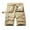 Khaki, variant on gakvov Cargo Shorts For Men Cotton Loose Fit Zipper Button Multi-Pocket Cropped Pants Outdoor Camouflage Cargo Shorts