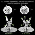 thumbnail image 2 of for & Osterizer Blender Ice Blades 4980 4961 Gasket Coupling Stud Slinger Pin Kit, 2 of 5