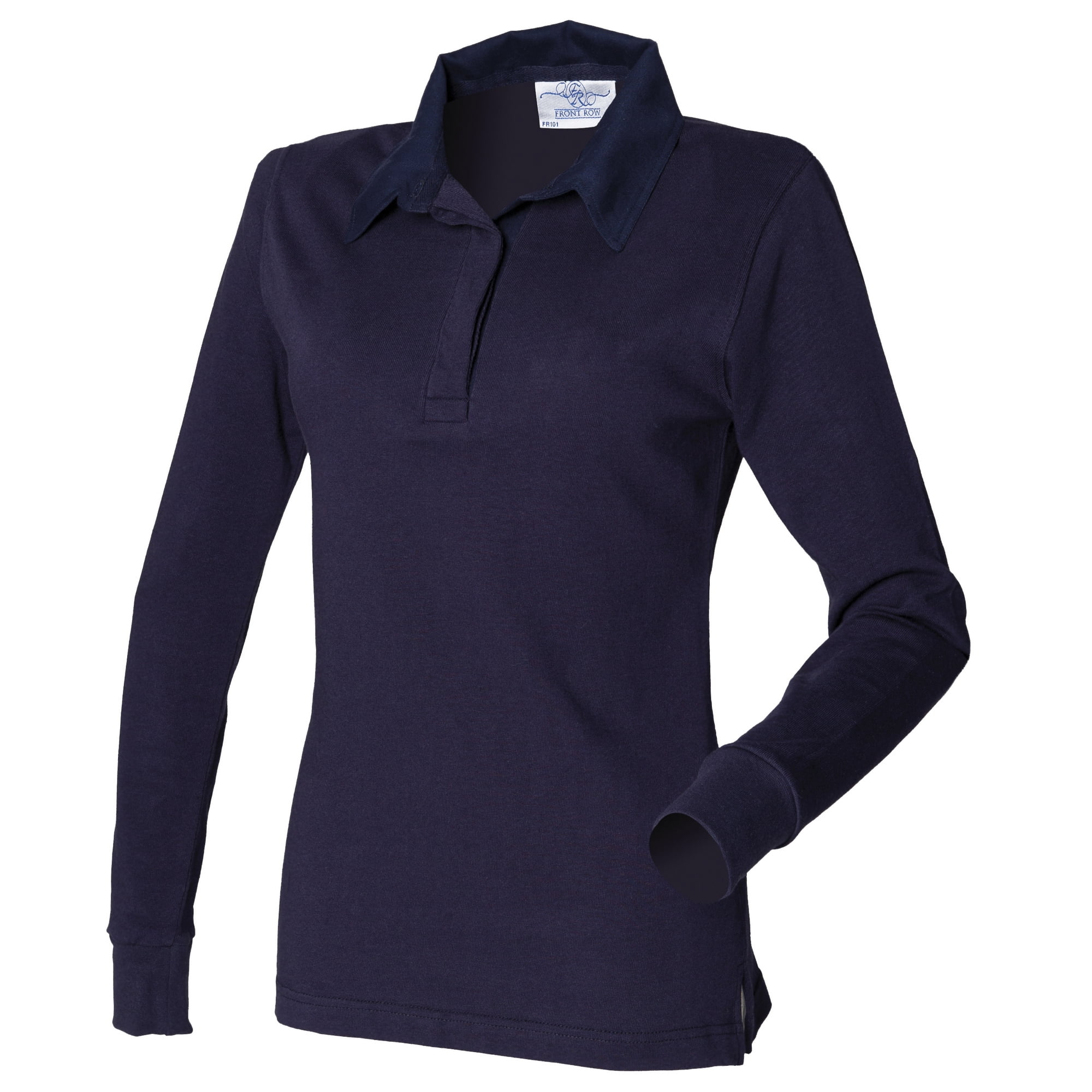 women's long sleeve rugby polo