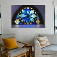 thumbnail image 6 of Stained Glass Church Window Poster Decorative Painting Canvas Wall Art Living Room Posters Bedroom Painting,Unframe-style,08x12inch(20x30cm), 6 of 8