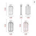 thumbnail image 2 of Hot Sale!Foldable Curling Two-in-one Ice Kettle Ice Mold For Home Travel And Travel Silicone Ice Tray, 2 of 8