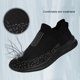 thumbnail image 2 of Zapatos para correr Zapatillas de deporte informales para hombre, calcetín transpirable a la moda, zapatos para correr, malla para primavera/verano, 2 of 7