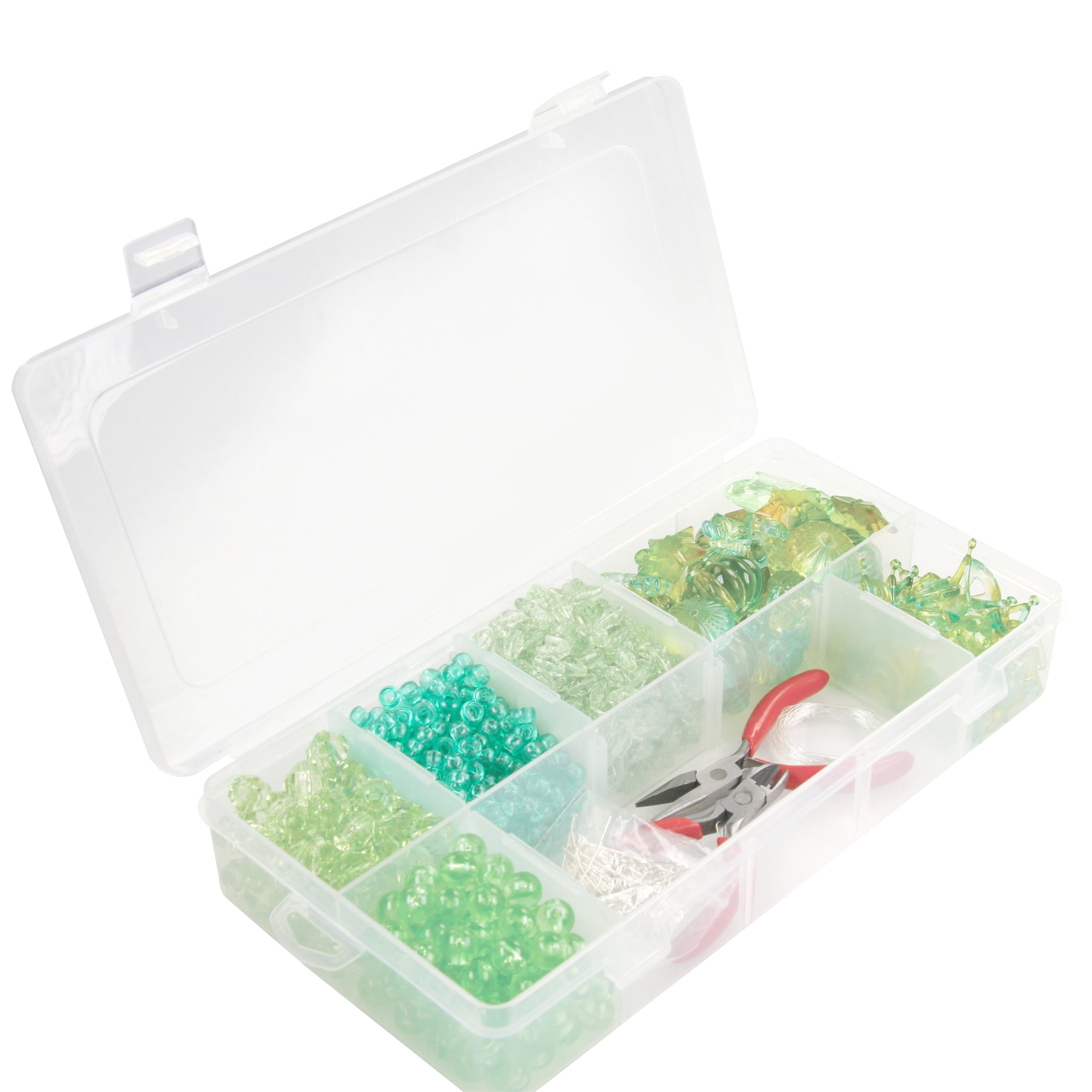 6 Pack: Bead Storage Box with Adjustable Compartments by Bead Landing