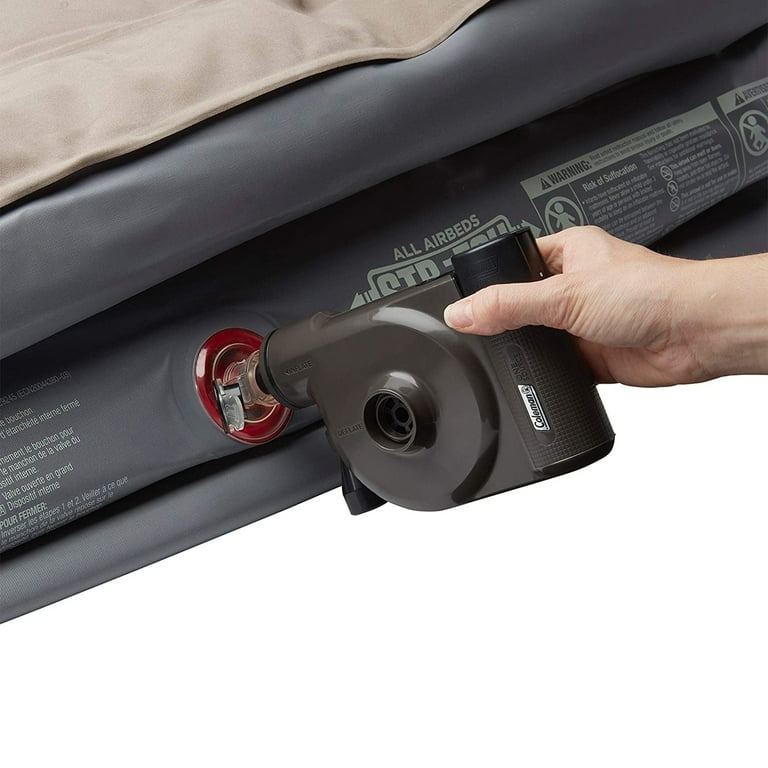 Coleman guestrest airbed top queen with pump