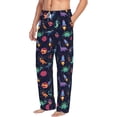thumbnail image 2 of Xecao Space Dinosaur Men's Straight Lounge Pajama Pants: The Ultimate in Comfortable Sleepwear, 2 of 9