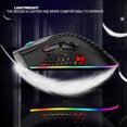 thumbnail image 4 of Ratón inalámbrico con enchufe receptor USB RGB óptico ergonómico iluminado, 4 of 8