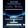thumbnail image 6 of HP 21.5" FHD All-in-One Desktop PC | Intel Celeron J4025 Processor | Wired Mouse and Keyboard | Type-C | FHD Anti-Glare Display | HDMI | Windows 11 Pro | WiFi 6 | 16GB RAM | 1TB SSD, 6 of 8