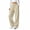 Beige, variant on Women's Drawstring Sweatpants, Casual Activewear Track Pants, Breathable Stretch Ease Trousers, Versatile Joggers with Side Detail and Back Pocket