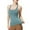 Army Green, variant on Women's Ribbed Workout Tank Top with Built In Bra Tight Racerback Athletic Top, Scoop Neck Seamless Fitness Vest, Padded High Elasticity Gym Camisole, Moisture Wicking Longline Yoga Support Bralette