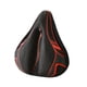 thumbnail image 4 of Cojín para asiento de bicicleta, funda para cojín de asiento de bicicleta, amortiguación suave, sillín de bicicleta Negro Rojo, 4 of 9