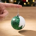 thumbnail image 3 of 12 Pcs Christmas Ball Ornaments Sequin Christmas Tree Decorations Hanging SnowBall for Xmas Tree Decor, 3 of 5