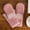 #761-Pink, variant on Roncen 3D Panda Head Gloves for Adults, Cute Plush Winter Mittens with Paw Design, Warm & Funny Cartoon Gloves