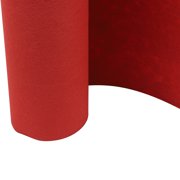 Non-Slip Red Carpet Runner, 101m (33ft) High-Density Polyester, Ideal for Hallways, Weddings, Prom, and Special Occasions