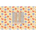 thumbnail image 4 of Ambesonne Nautical Window Curtains, Sea Shells Crab Motifs, Each 28" W x 95" L, Pale Yellow Multicolor, 4 of 4