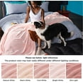 Bedsure Fleece Blanket Queen Blanket Pink Soft Lightweight Plush