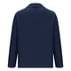 thumbnail image 4 of Blusa informal holgada de color liso con escote en V y botones a rayas para mujer, 4 of 6
