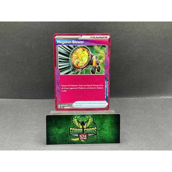 2024 Surging Sparks Megaton Blower Holo Rare ACE #182/191 English Pokemon Trading Card