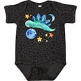 thumbnail image 3 of Inktastic Stegosaurus Space Dinosaur with Stars and Planet Boys or Girls Baby Bodysuit, 3 of 5