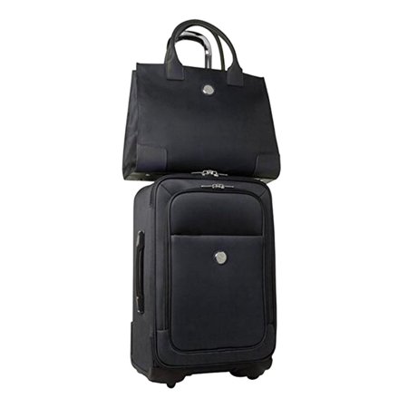 Joy Mangano Joy Tufftech 22 Luggage With Tote Ensemble With