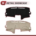 thumbnail image 5 of Unique Bargains Dashboard Dash Cover for Nissan-Altima 2007-2012 Interior Dashboard Mat Suede Silicone Red, 5 of 6
