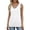 White, variant on Women's V-Neck Knit Tank Top, Sleeveless Scallop Trim Sweater Vest, Casual Solid Color Knitwear