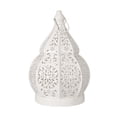 thumbnail image 2 of Lámpara de jardín portátil con forma de calabaza hueca, candelabro de mesa, portavelas decorativo para patio, hogar, estante, fiestas. blanco, 2 of 8