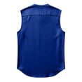 thumbnail image 6 of Horkkom Linen Shirts for Men Button Down Plain Sleeveless Shirts Basic Gym Vacation Casual Tank Top, S-3XL, 6 of 6