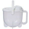 thumbnail image 2 of Rice Washing Bowl Kitchen Tool Efficient Draining Convenient Use for Daily Cooking, White, 2 of 6