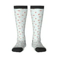 thumbnail image 1 of Fotbe Strawberry Calcetas Divertidas Estampadas para Hombre y Mujer, Calcetas de Algodón hasta la Rodilla para Caminar, Correr, Enfermería y Embarazo, 1 of 6