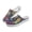 Abstract Colorful Floral, variant on Cute Daisy Flower Mushroom Mules Shoe for Women Lady Slip On Loafers Mesh Casual Walking Sneaker Ladies Low Top Open Toe Work Backless Flats