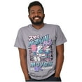 thumbnail image 3 of The Smurfs Cool Kanji Makin Moves Men's Graphic T Shirt Tees Brisco Brands S, 3 of 5