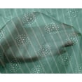 thumbnail image 4 of oneOone Silk Tabby Fabric Dot & Stripe Block Printed Fabric 1 Yard 42 Inch Wide, 4 of 4