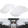thumbnail image 3 of 2 Pcs Car Front Headlight Headlamp Lens Cover PC Shell for W203 2001-2007 2038203161 2038201159, 3 of 5