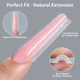 thumbnail image 4 of Sandwich Nail Dual Forms, Stiletto Top & Bottom for Builder Gel 256 Pcs Reusable Nail Forms Guide Lines Nail Mold for Nails Extension,Salon & Home DIY Nail Art Tools, 4 of 5