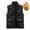ZA-Black vest for adult, variant on DIOAZUD Women's Fishing Vest Summer Outdoor Work Safari Cargo Vest with Multi Pockets Lightweight Casual Hiking Vests