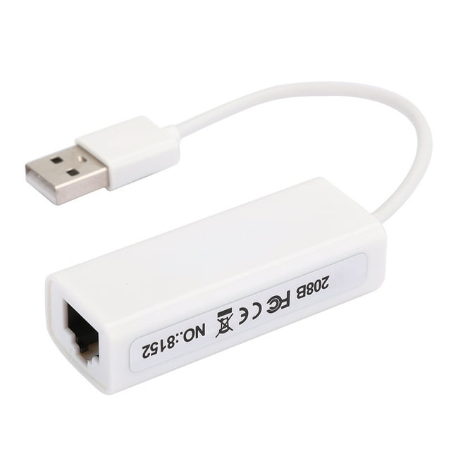 USB To Ethernet Adapter, High Sensitivity RTL8152B USB Ethernet Adapter ABS Material Multifunction For Computer